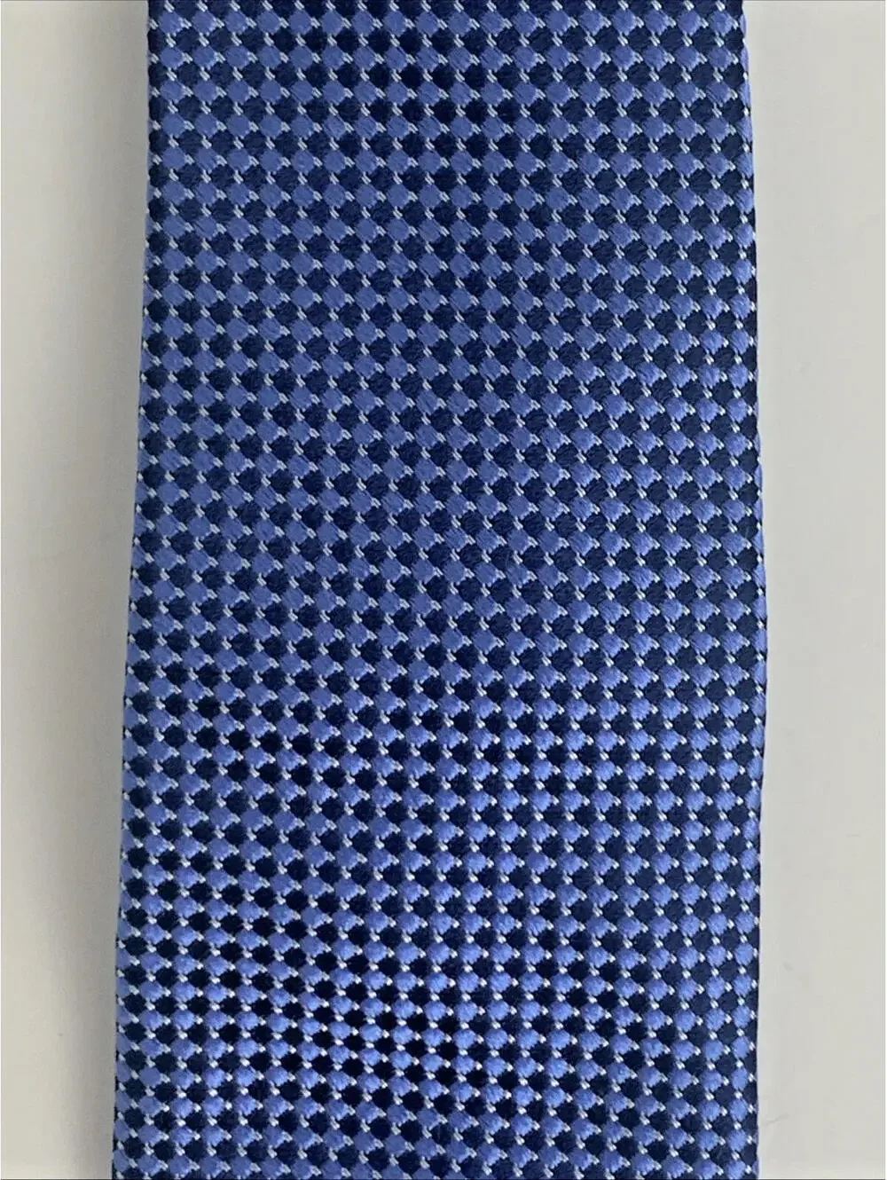 Nordstrom Boys Zipper Adjustable Pre-tied Blue Necktie Silk 13” Length Wedding
